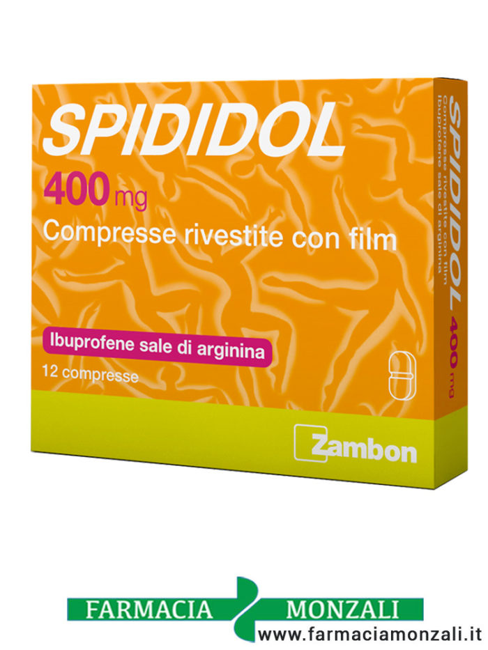 SPIDIDOL 12pz - Ibuprofene 400mg, 12 compresse rivestite